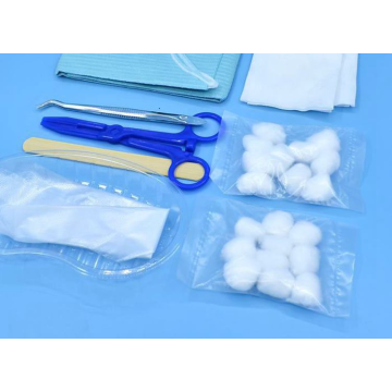 डिस्पोजेबल बाँझ दंत चिकित्सा उपकरण मौखिक देखभाल किट